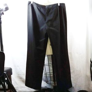 Escada hi rise pleated long stretch pants